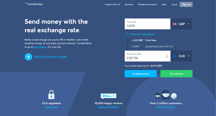 Transferwise フィンテック 