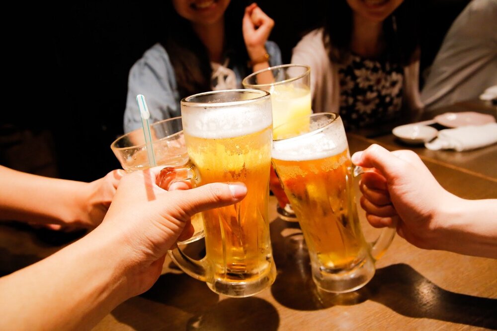 Drinking socials in Japan