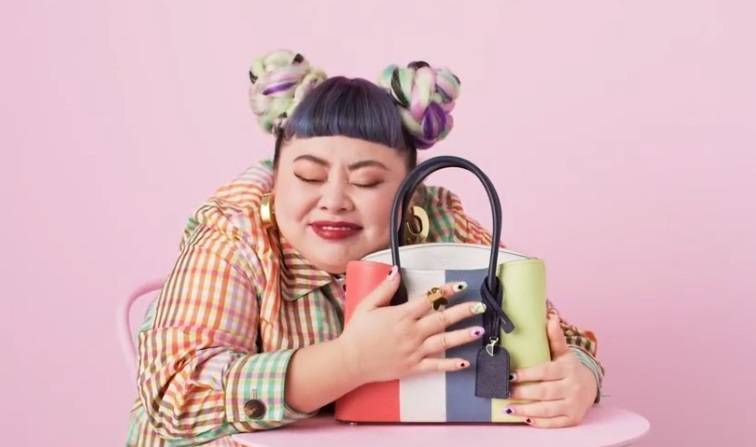 Naomi Watanabe Japanese Comedian Kate Spade Handbag Collaboration