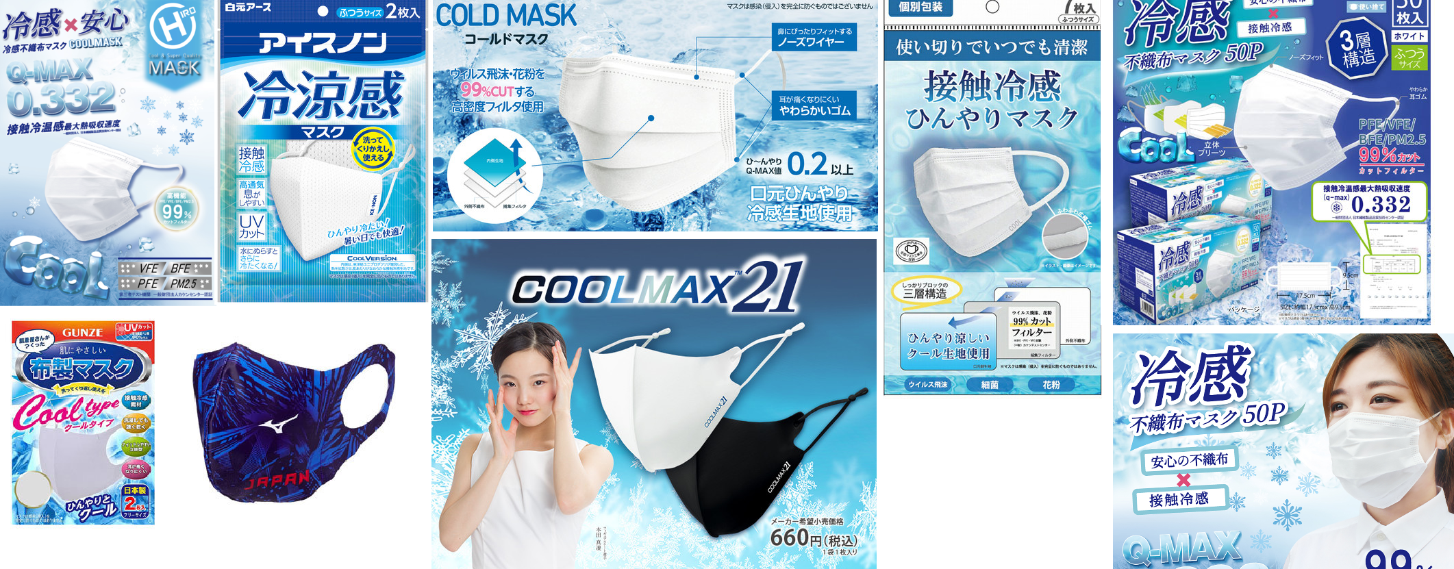 Cooling Face Masks Japan